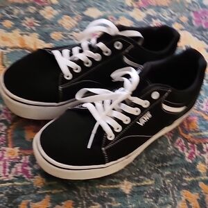 Vans Black and White Women's Sneakers